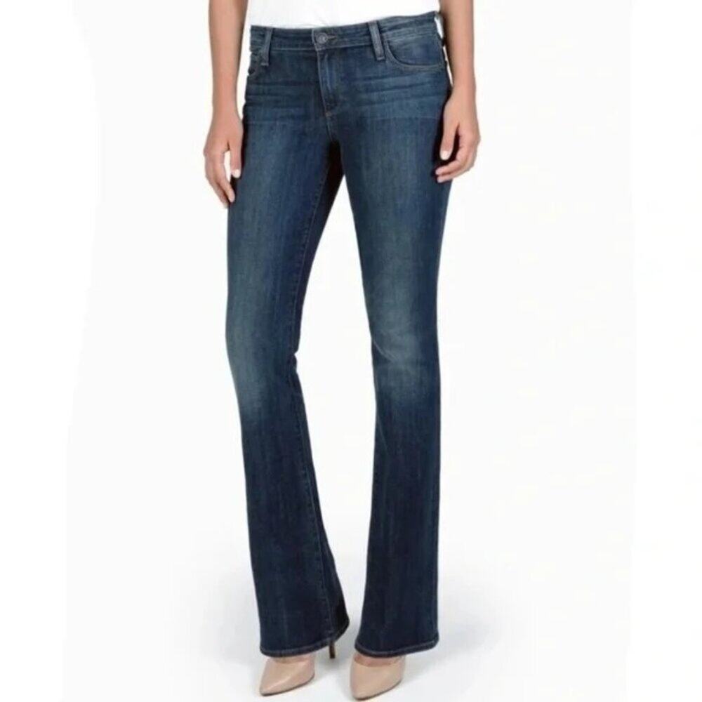 Kut from the Kloth Medium Wash Blue Denim Baby Bootcut Jeans Petite 8P